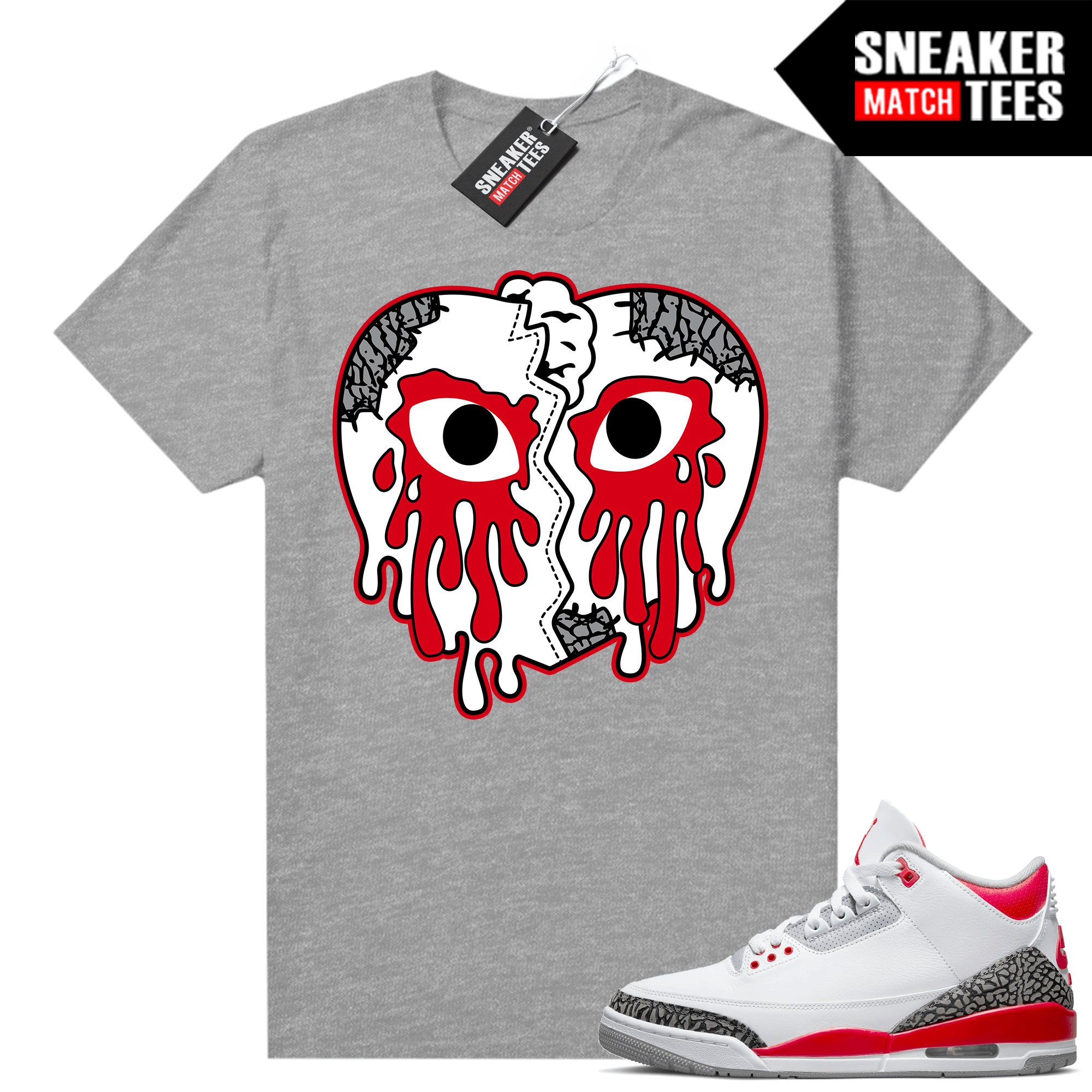 Gray and red shirt Clearance