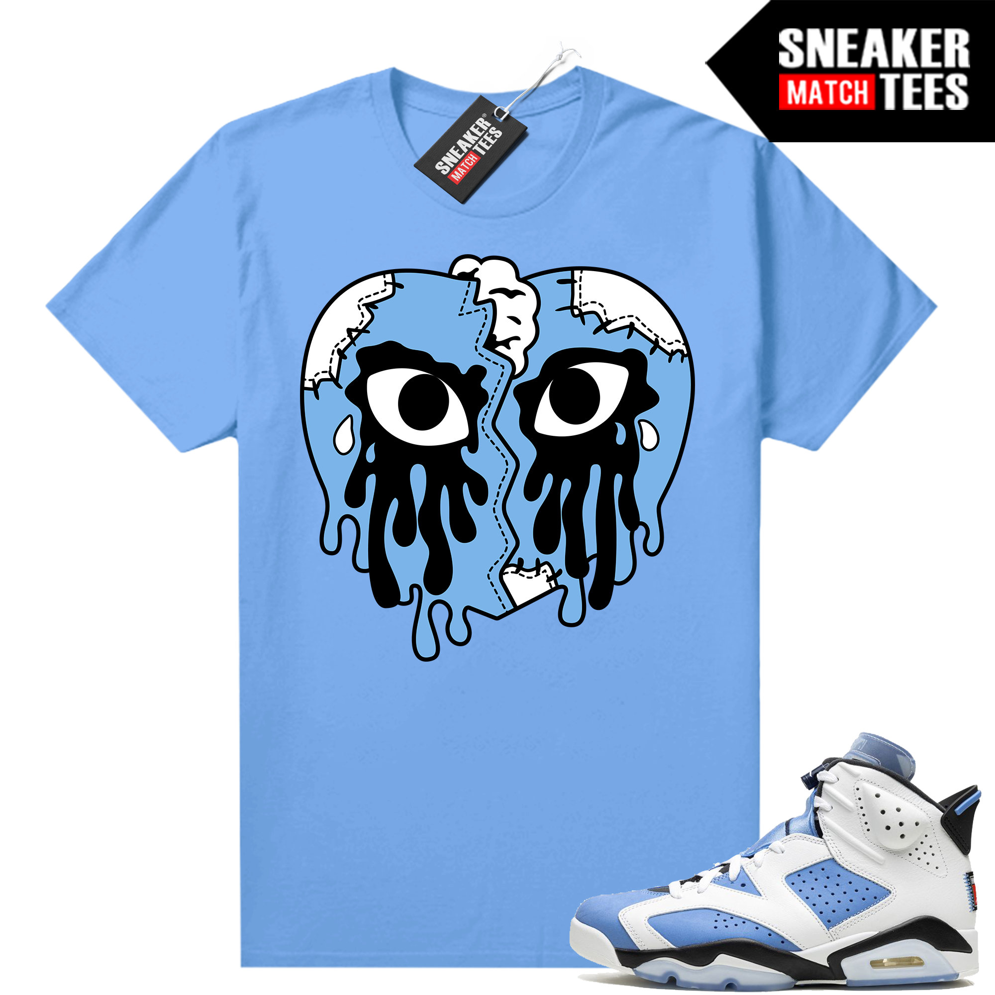 University Blue 6s Shirts to Match Sneaker Match Tees - Etsy Finland