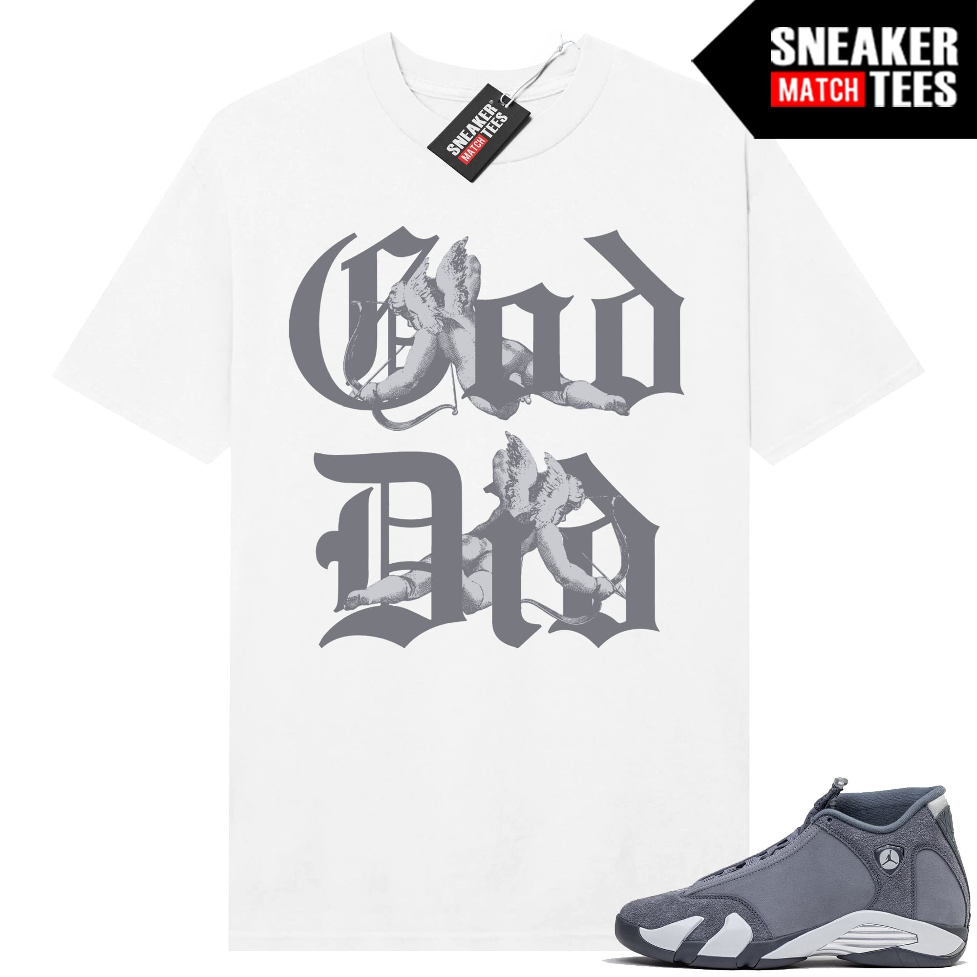 Cool Grey 14s Retro to Match Sneaker Match Tees White god Did Etsy