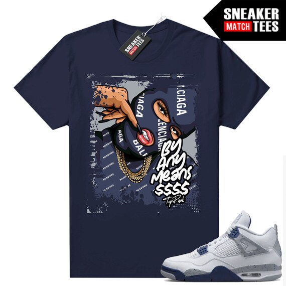 midnight navy 4s shirt