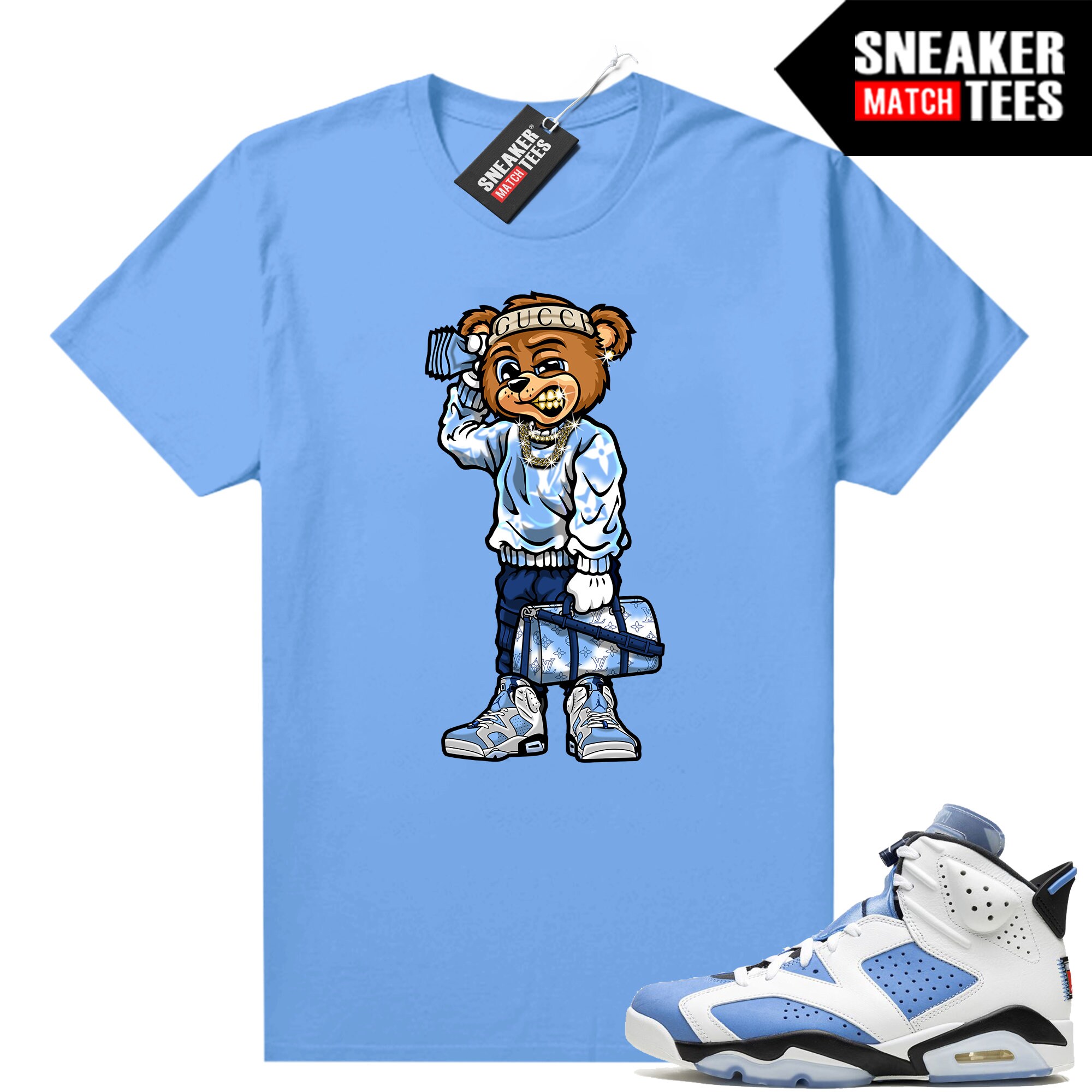 diffused blue 6s shirt