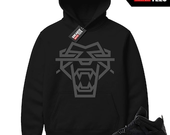 black cat 4s hoodie