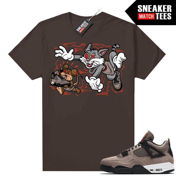 Taupe Haze 4s Shirts to match Sneaker Match Tees Brown "Finessed"