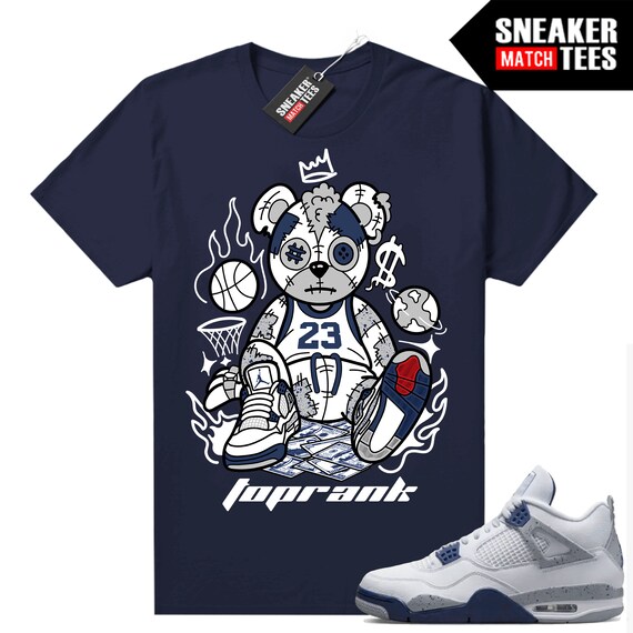 midnight navy 4s shirt