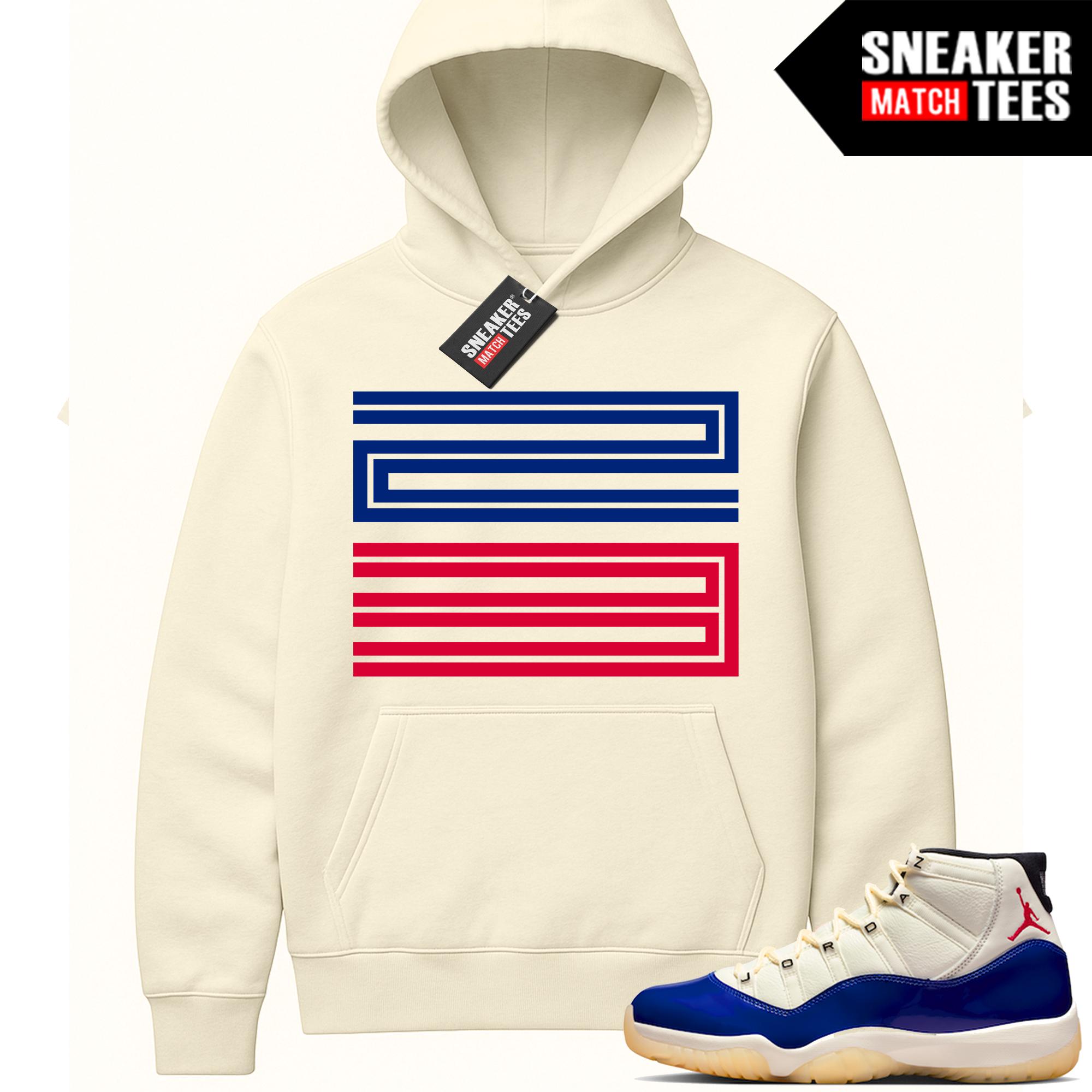 hoodie with jordan shoes on it
