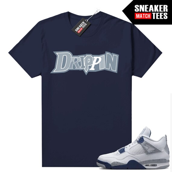 midnight navy 4s shirt