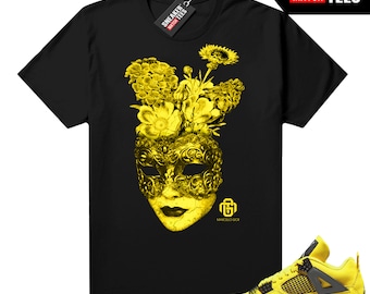 Lightning 4s shirts to match Sneaker Match Tees Marcello Gior Masquerade