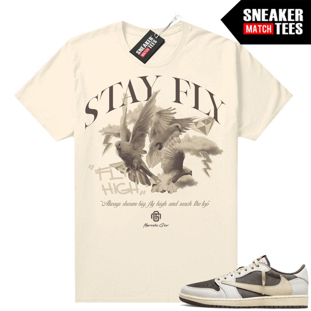 Travis Low Reverse Mocha 1s to Match Sneaker Match Tees Sail marcello ...