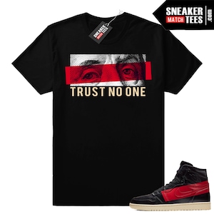 Couture 1s Sneaker Match Tees Black "Trust No One"