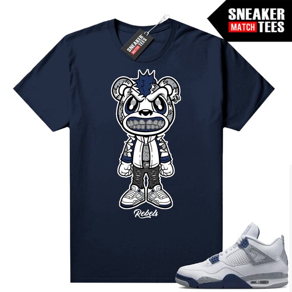 midnight navy 4s shirt