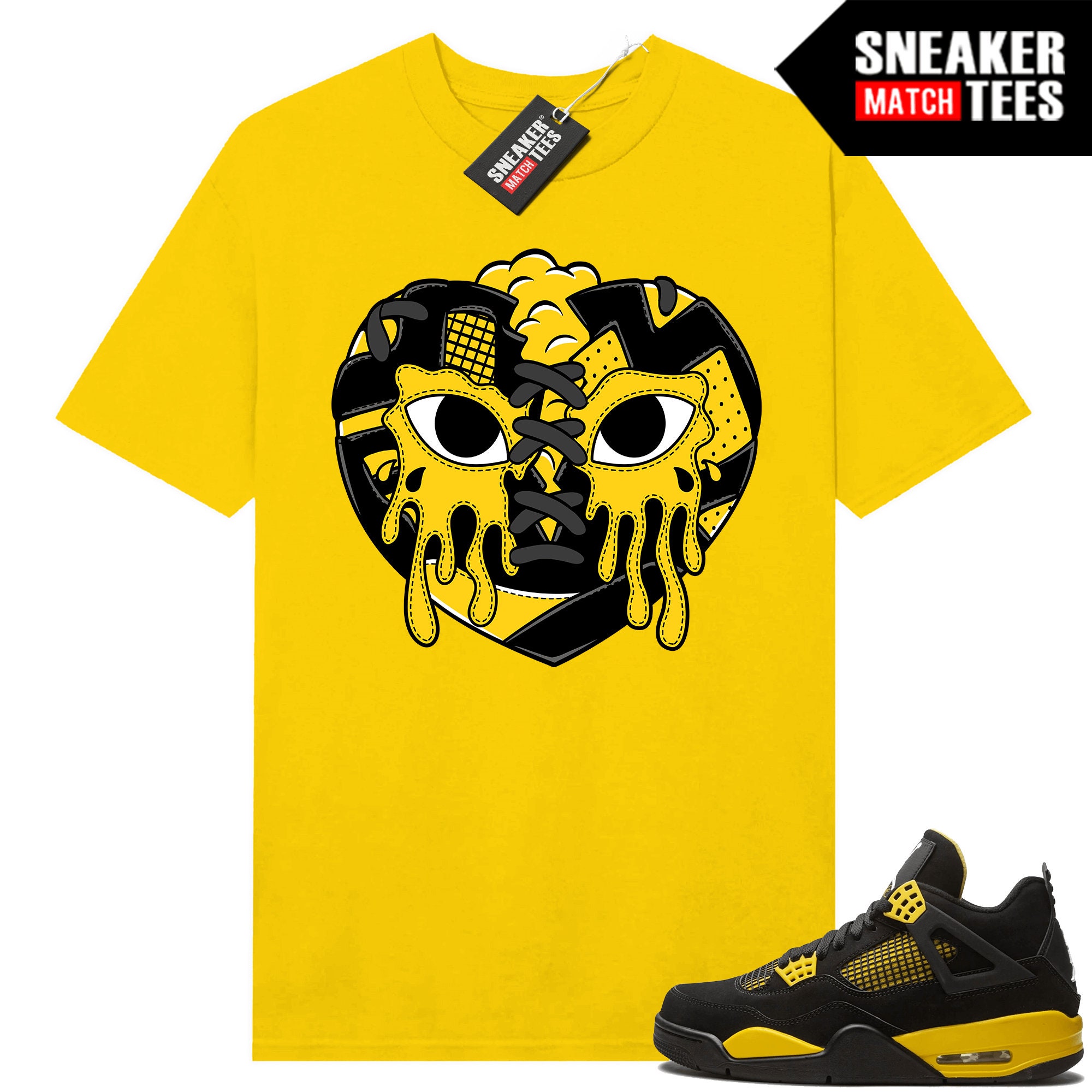 yellow and blue jordan shirt