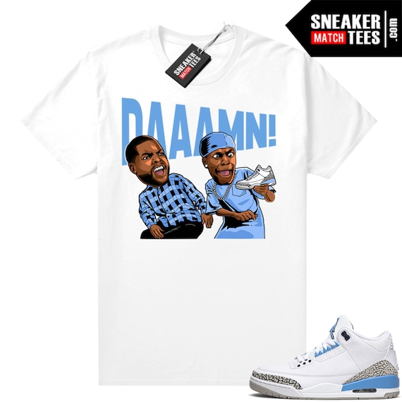 shirts that go with unc 3s