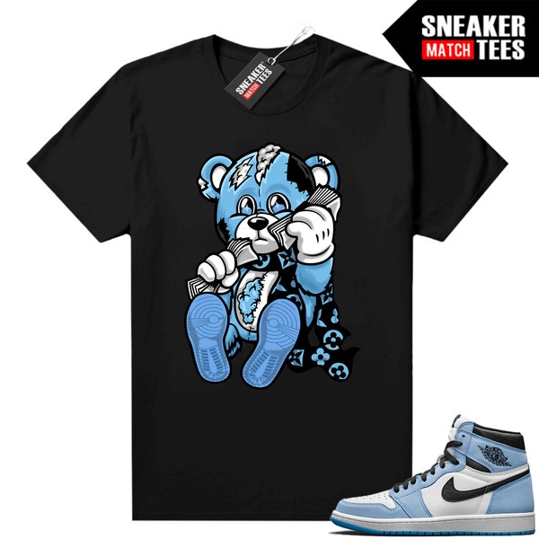 university blue jordan 1shirt