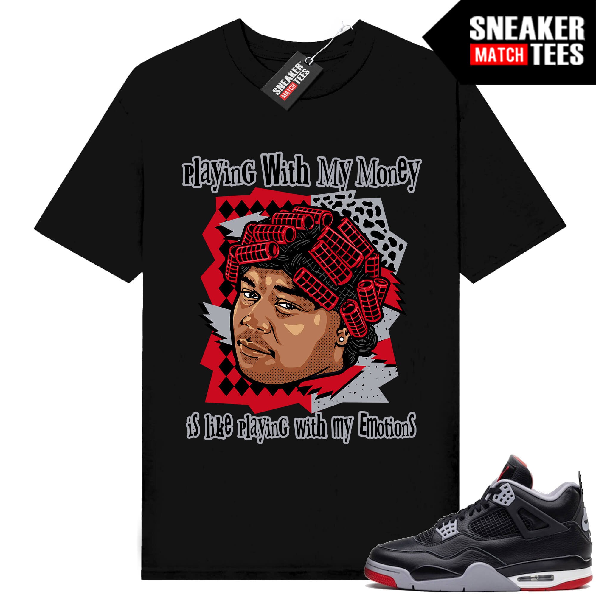 Retro 4 bred shirts store
