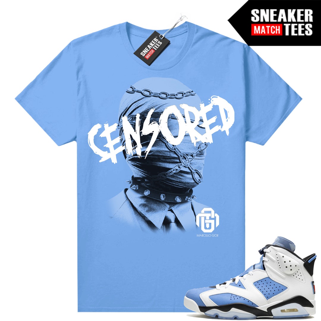 University Blue 6s Shirts to Match Marcello Gior University Blue censored - Etsy