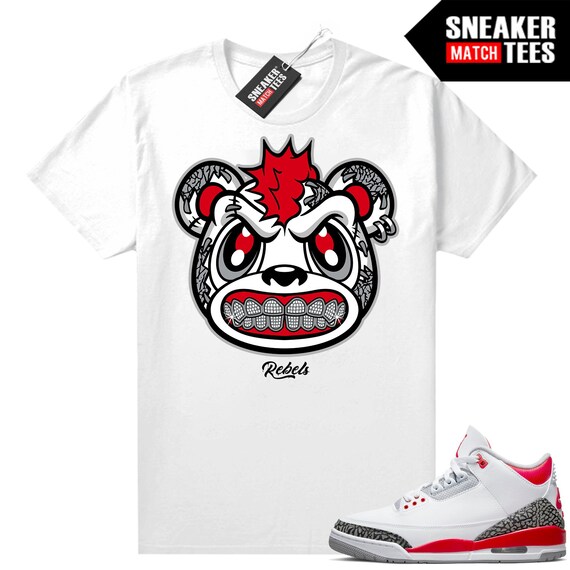 fire red graphic tee