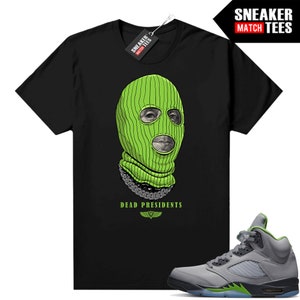 &quot;5s Green Bean 5s passend zu Sneaker Match Tees &quot;&quot;Dead Präsidenten&quot;&quot; schwarz&quot;