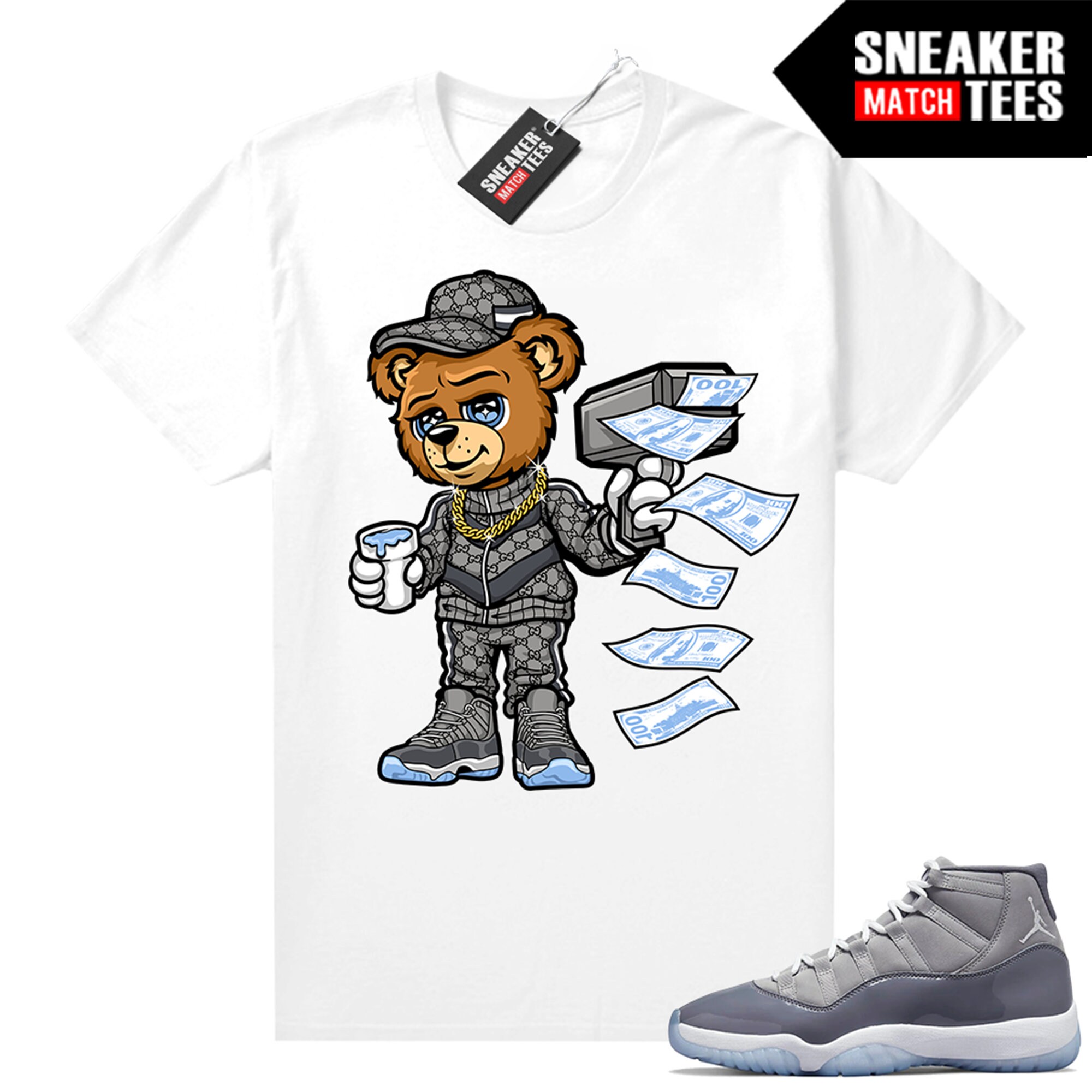 jordan 11 cool grey shirt