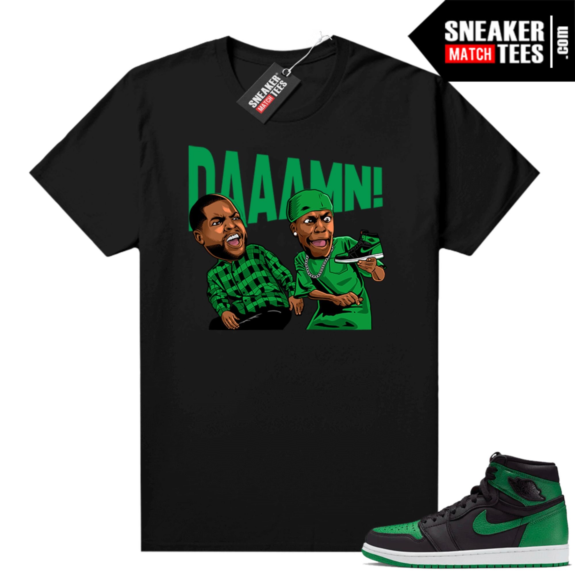 green jordans shirt