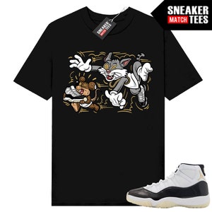 Gratitude 11's DMP shirts to match Sneaker Match Tees Black "Finesse"