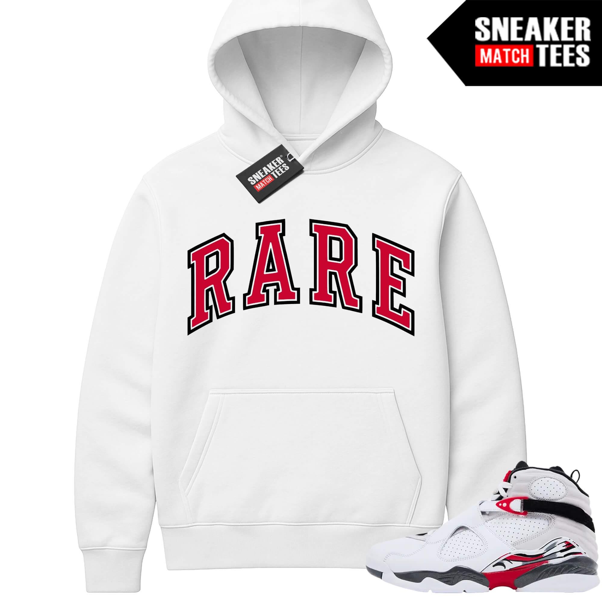 white and red jordan hoodie