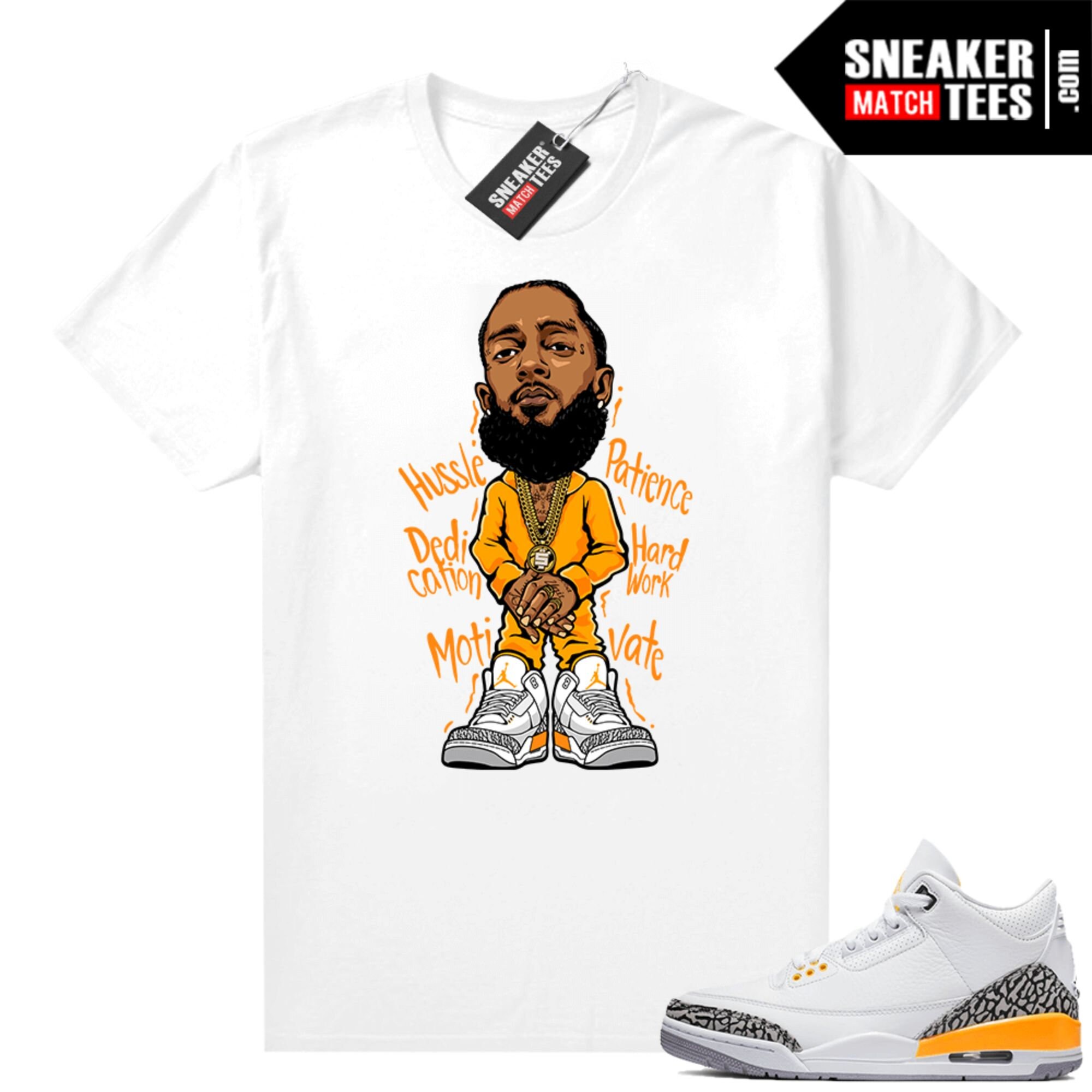 laser orange 3s shirt