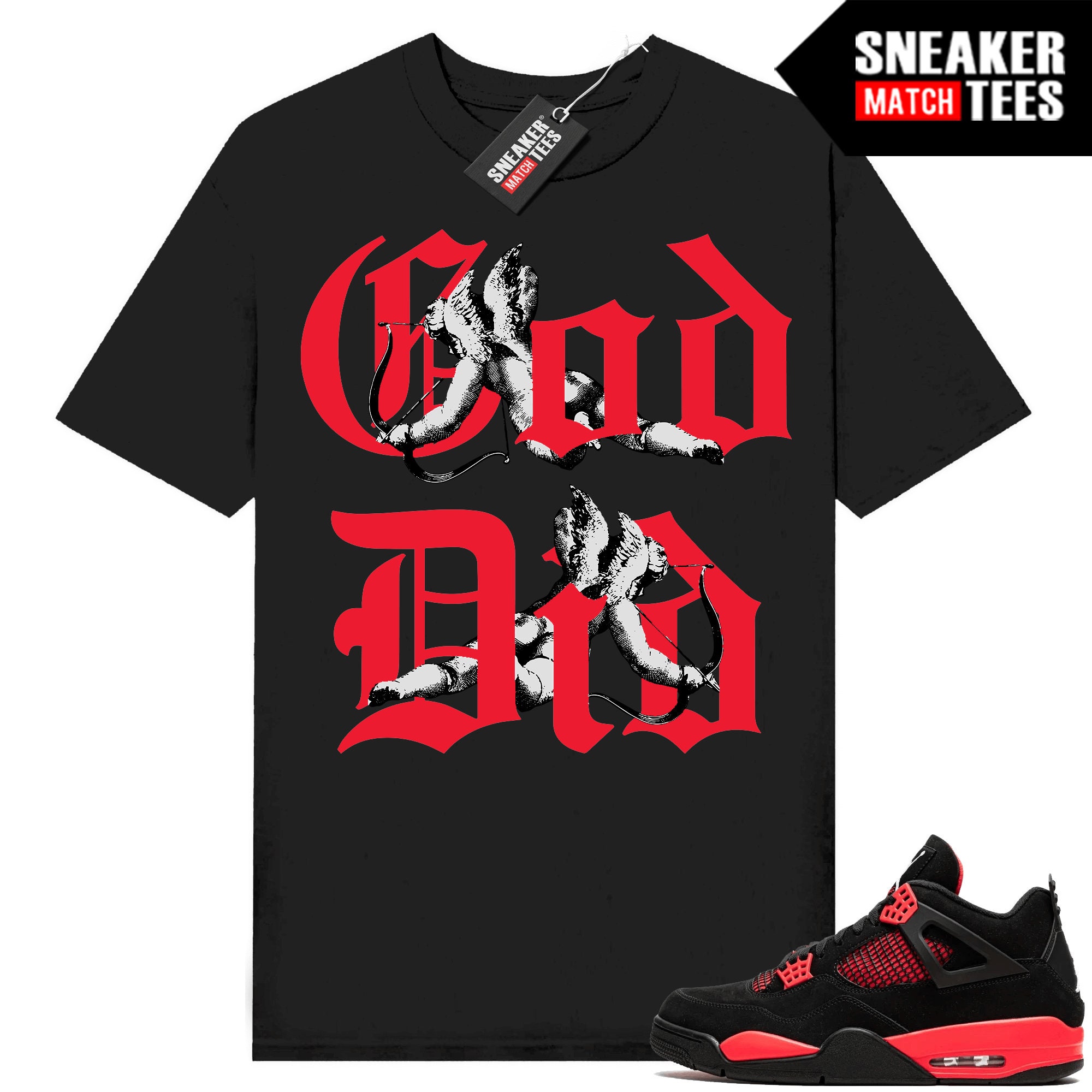 Jordan 4 Red Thunder Shirt - Etsy Canada
