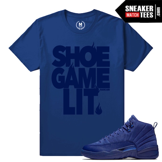 deep royal blue jordan shirt