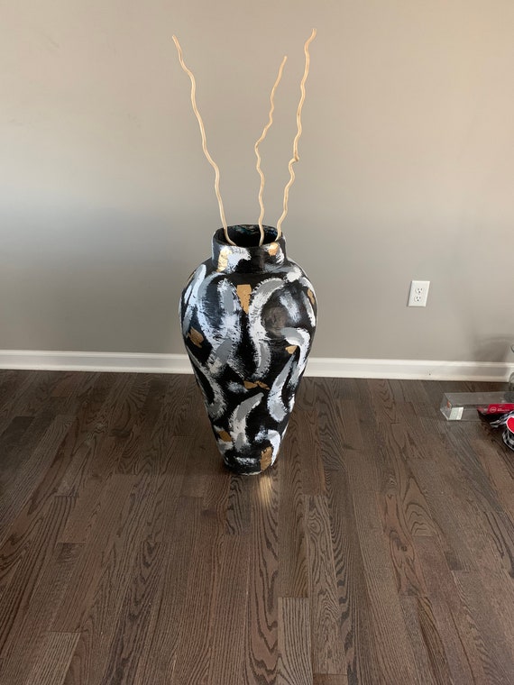 Tall Floor Vase Etsy