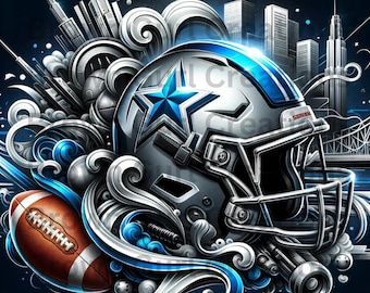 Imagen PNG inspirada en los Cowboys, fútbol americano