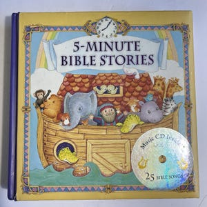 Vintage 5 Minute Bible Stories Children&#39;s Book - 2002 Hardcover