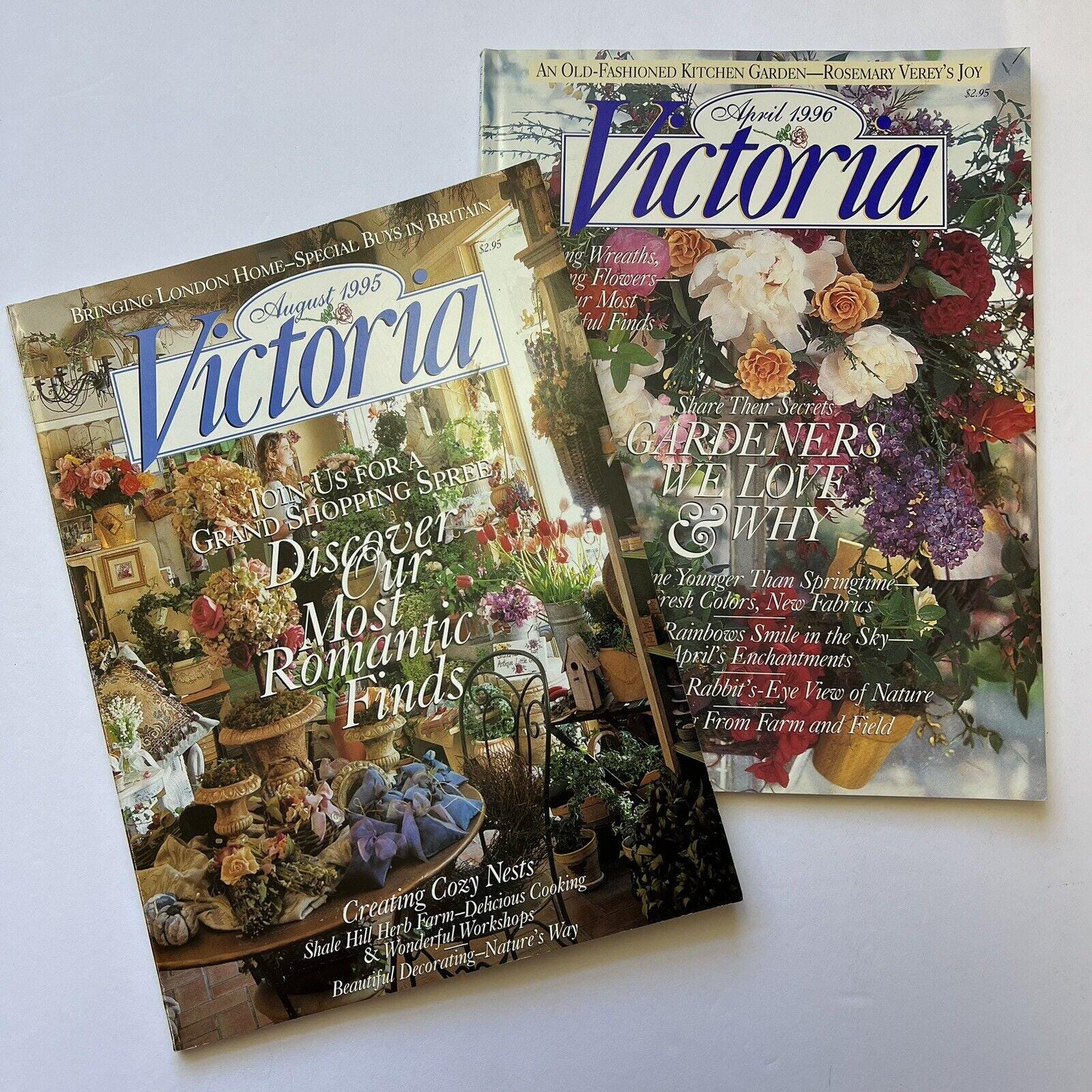 Victoria August 1995 洋雑誌 Victoria Magazine 1995 - Etsy