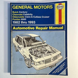 Haynes Automotive Repair Manual 829 General Motors GM 1982 to 1993 Paperback