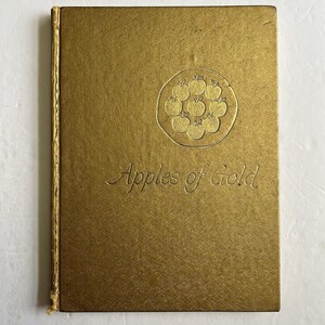 Pommes d'or : livre de poèmes inspirés de 1962 à couverture rigide, Fruit of the Spirit