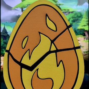 Dofus roxo de madeira pintado à mão, estatueta decorativa, presente perfeito para os amantes de Dofus.