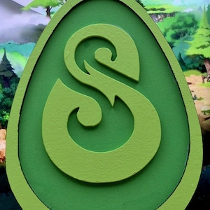 Dofus Esmeralda de madeira pintado à mão, estatueta decorativa, presente perfeito para fãs de Dofus.