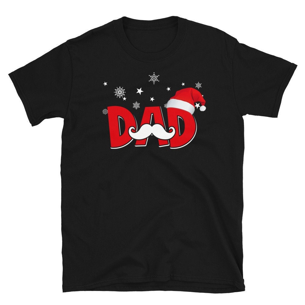 Dad Christmas Shirt Gift Holiday Apparel Santa Father Etsy UK
