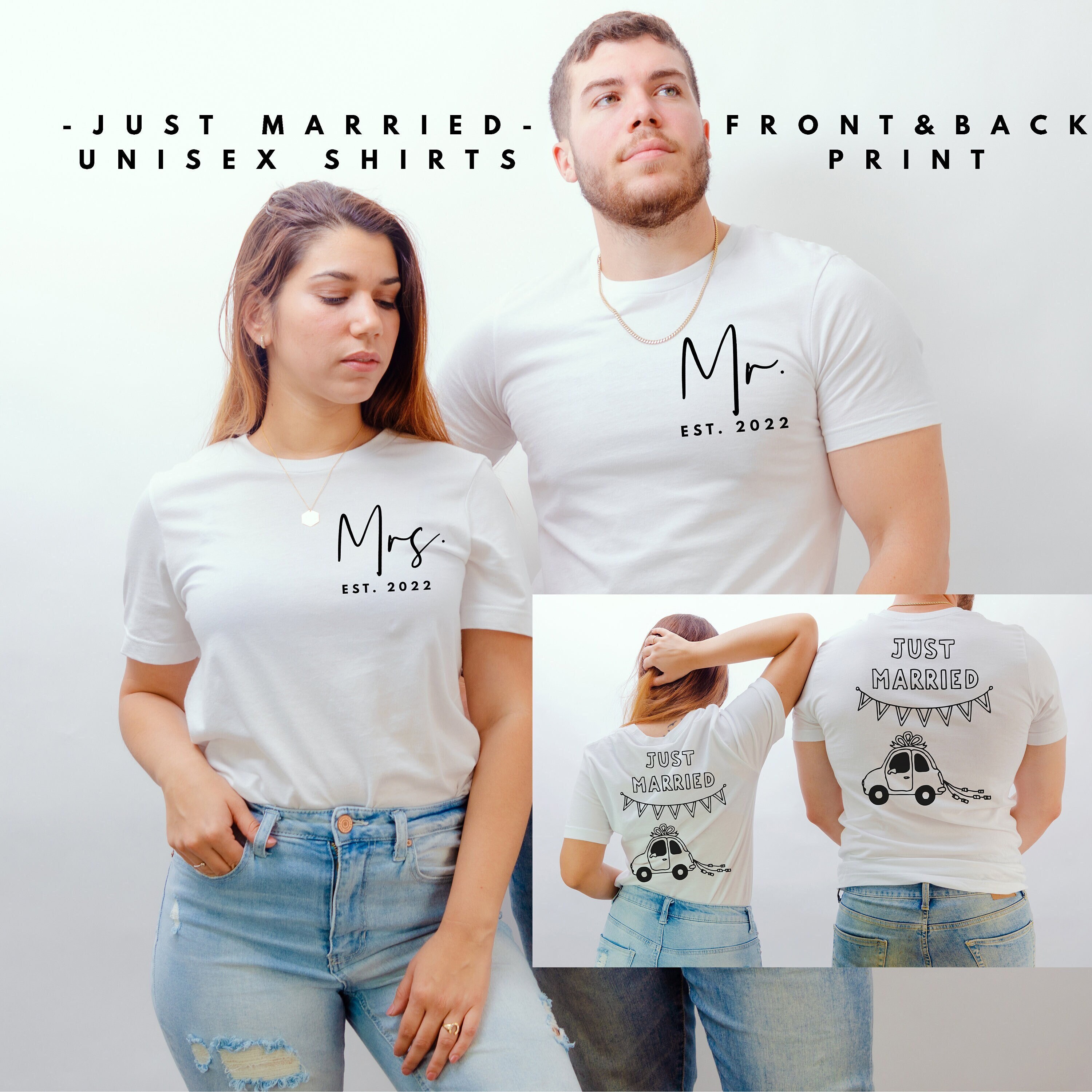Bride and Groom Gift Shirt Couple Shirt 