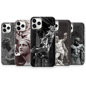 Roman Greek Phone Case Aesthetic Case for iPhone 13, 12 Pro, XR, XS, 8+, 7, Samsung A12, S20, S21, A40, A71, A51, Huawei P20, P30 Lite