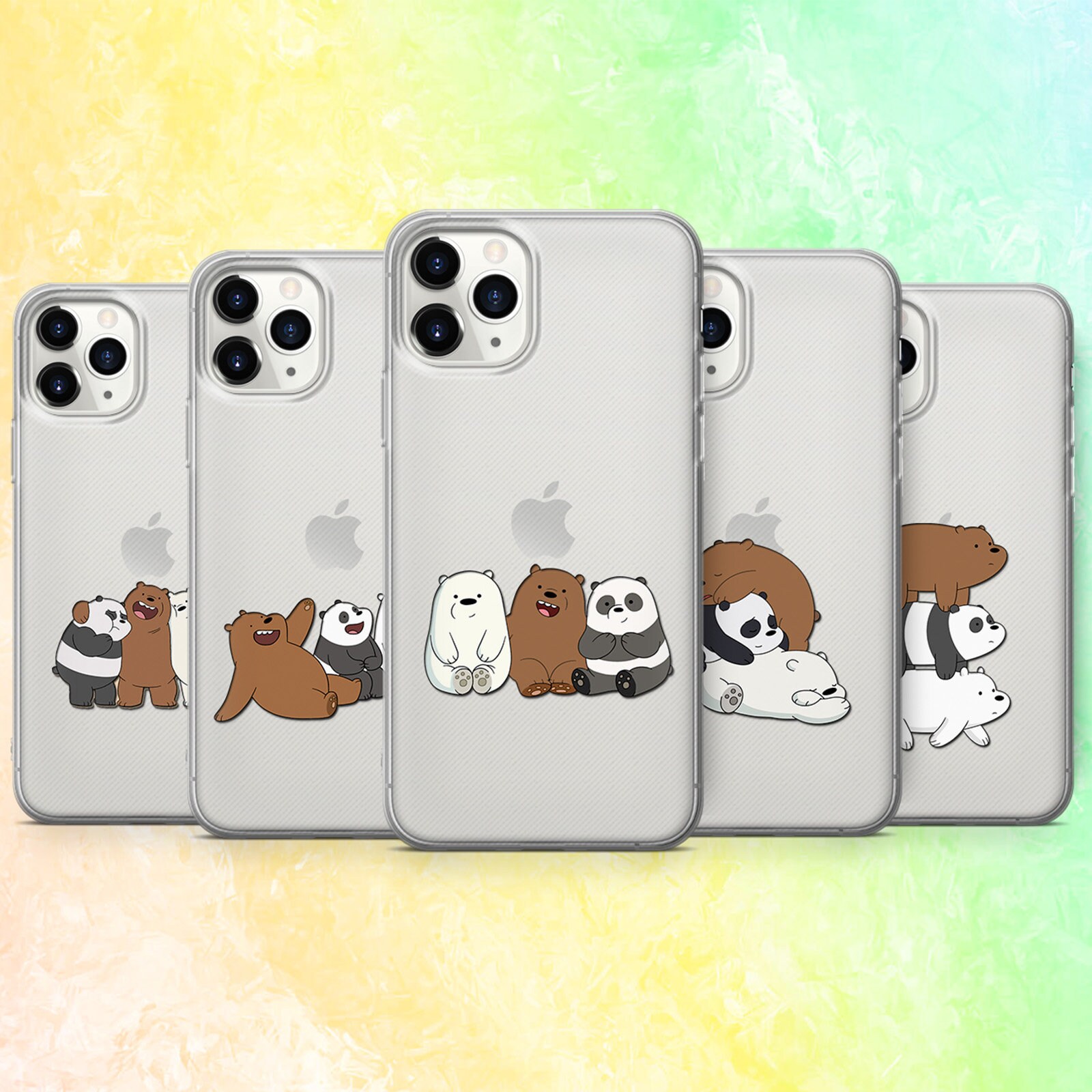 We bare bears phone case Etsy Nederland