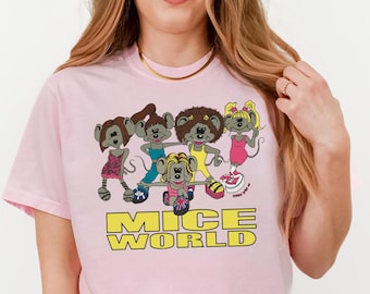 Mice World Graphic Tee | PRINTED IN CANADA Spice Mice Tshirt Northern Getaway Reflections Canadian 1990s 90s 2000s 00s Kidcore Clothes