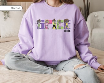 Spice Mice Cozy Comfort Colors Sweatshirt | Kidcore Northern Getaway Canadian Retro Nostalgic Kids Girls Clothing Y2K 90s House Hippo