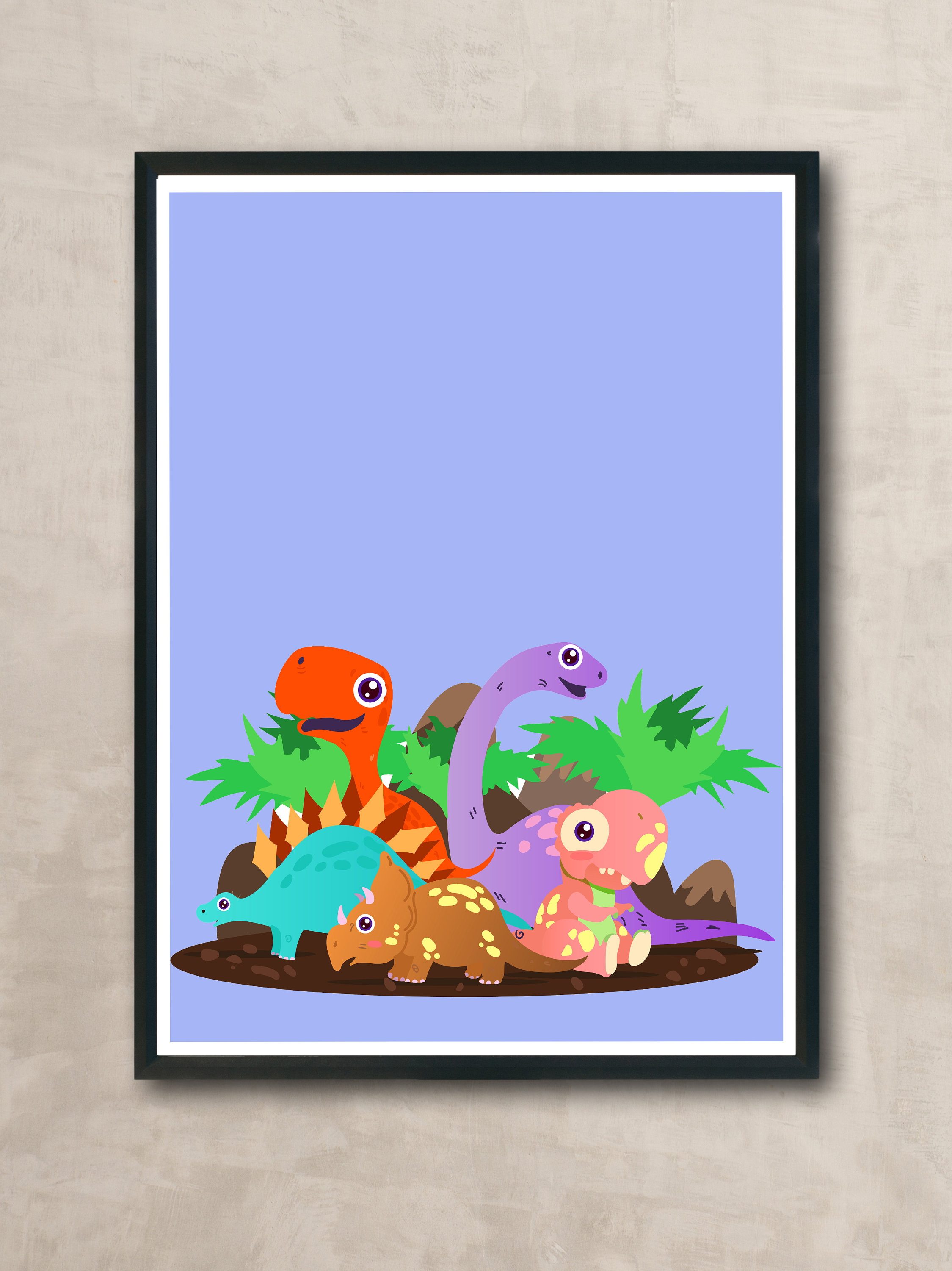 Poster Affiche Dinosaures