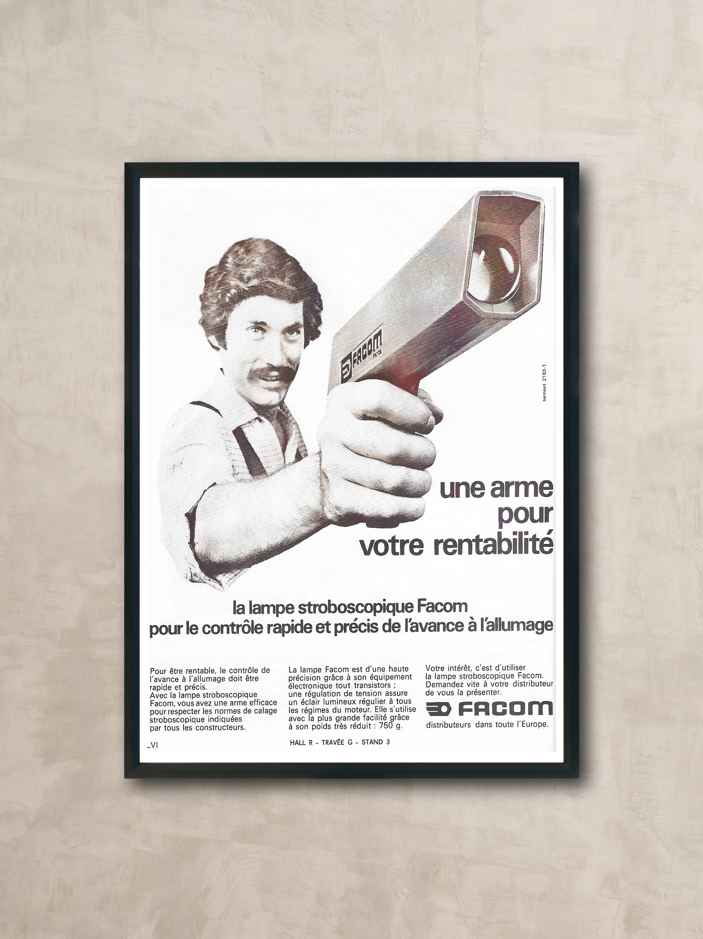 Affiche Vintage Facom 1960