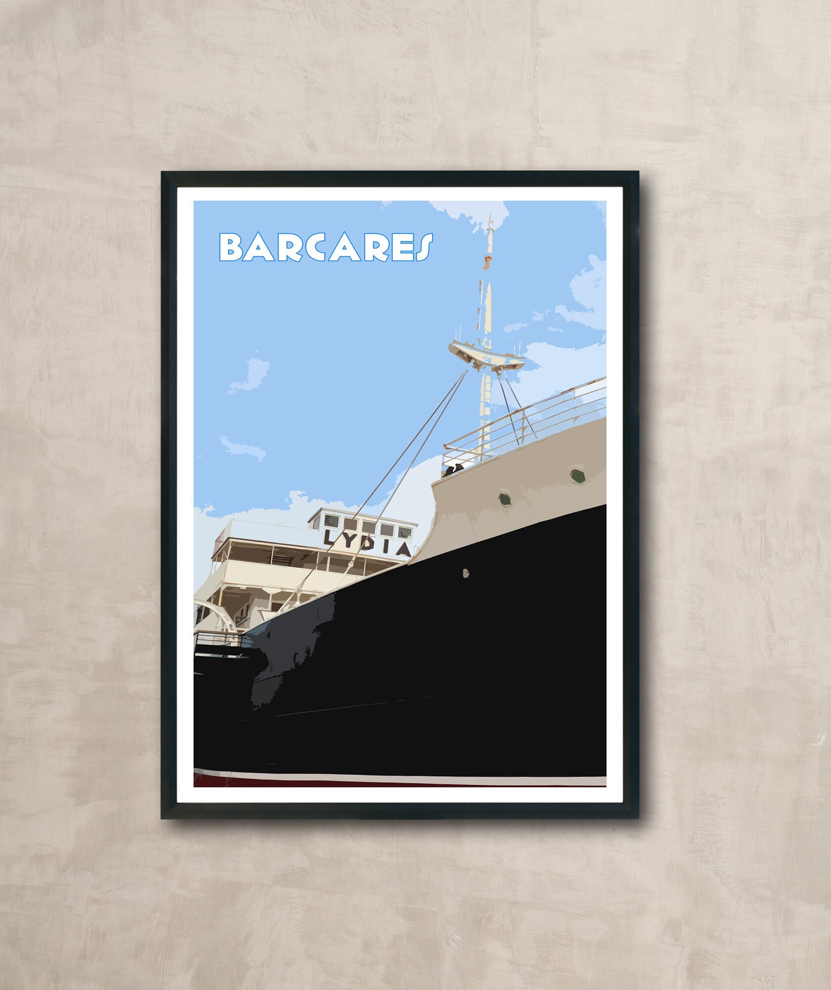 Poster Vintage Tourisme Barcares