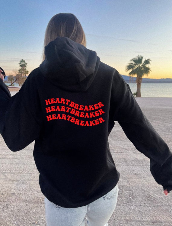Heartbreaker Hoodie Valentines Day Sweatshirt Hoodie With Text on the Back Trendy Hoodie Valentine Hoodie Cozy Love Hoodie Aesthetic Etsy UK