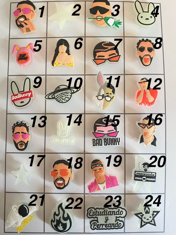 bad bunny crocs etsy