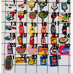 Hispanic Charms List #2 |Tapatio| Mangonada|Tajin