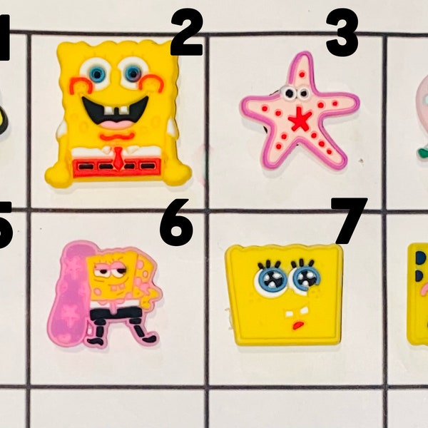 Spongebob Charms