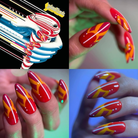 Turbo - Album Cover Art Press-on Nail Set - Set of 28-30 Press-on